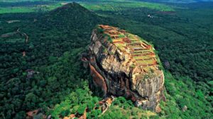 Sigiriya Rock Fortress, seen from above